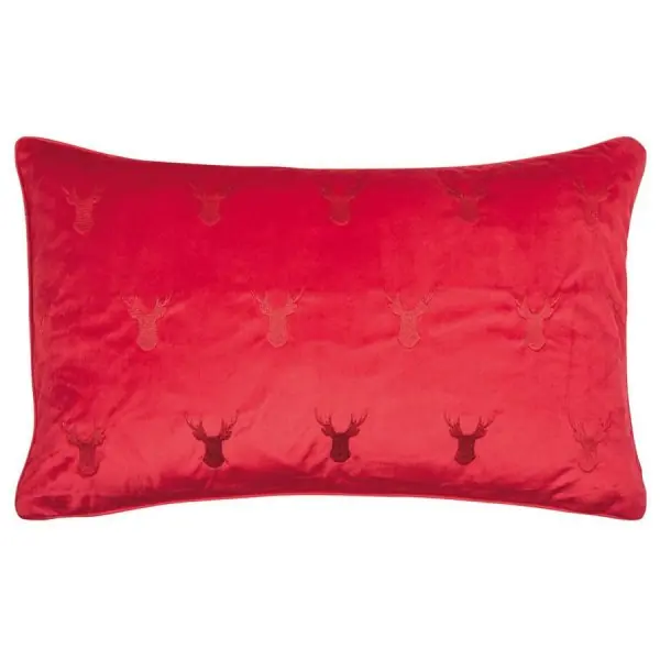 Begrenztes Angebot pad Kissenhülle Elk Hirschkopf Rot (35x60cm)