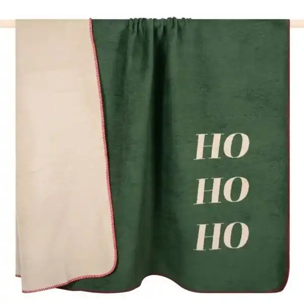 Geld-Zurück-Garantie pad Decke Team Hola Ho Ho Ho Grün (150x200cm)