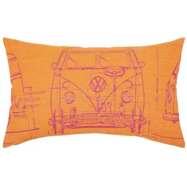 Bestpreis pad Kissen VOLK Buss Orange (35x60cm)
