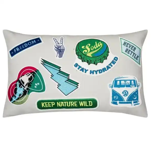 Echt pad Kissen Sticker Soda (30x50cm)