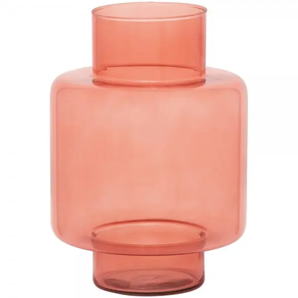 Urban Nature Culture Vase Vidro B1 Recycled Glass Rose Dawn (19x27cm) Preisreduziert
