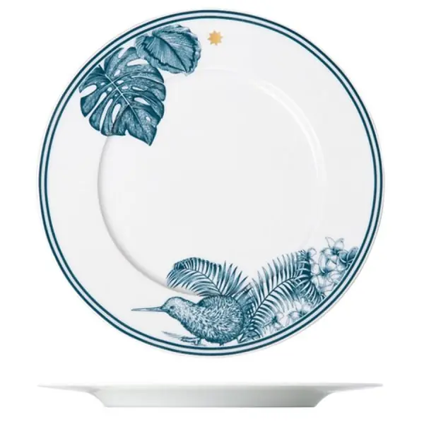 Hochwertig Sieger by Fürstenberg Frühstücksteller PARAÍSO BLUE (23cm)