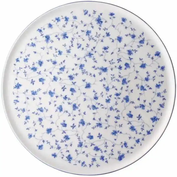 Rosenthal Tortenplatte Form 1382 Blaublüten Handgefertigt