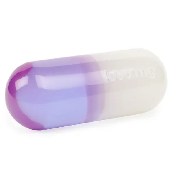Must-Have Jonathan Adler Dekorationsobjekt Pille Acryl Weiß Violett (Groß)