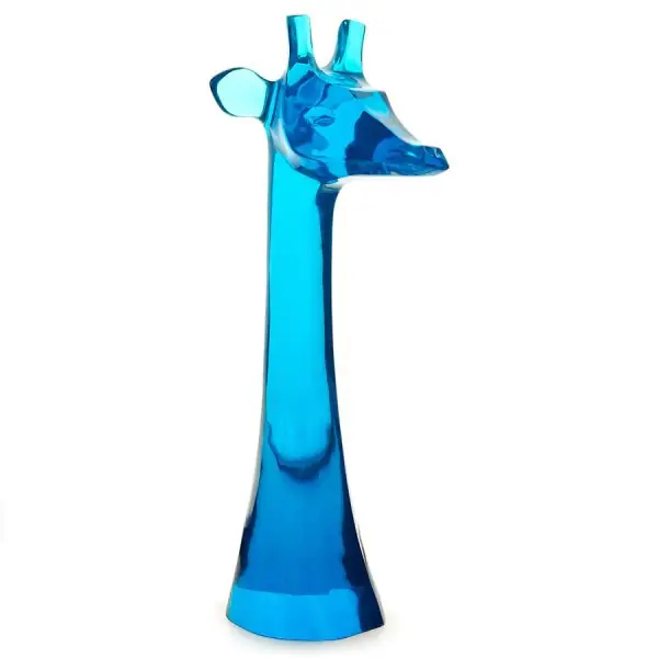 Knallerangebot Jonathan Adler Skulptur Giant Acrylic Giraffe Blau