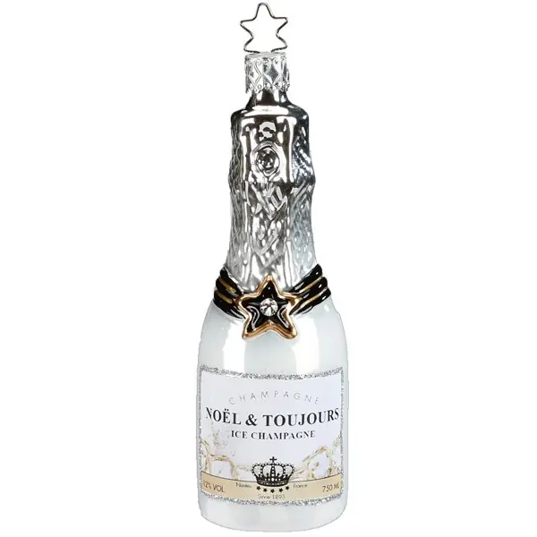 Angebot Inge Glas Christbaumschmuck Flasche Ice Sekt