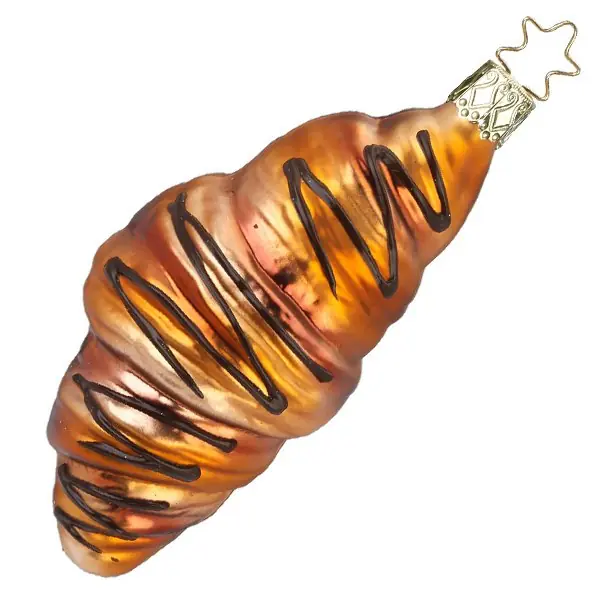 Original Inge Glas Christbaumschmuck Croissant