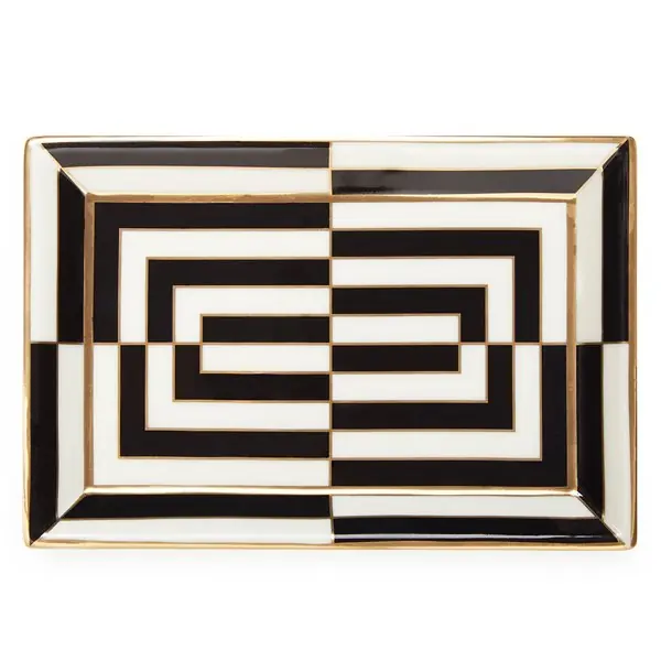 Jonathan Adler Ablageteller Op Art Rechteckig Markenware