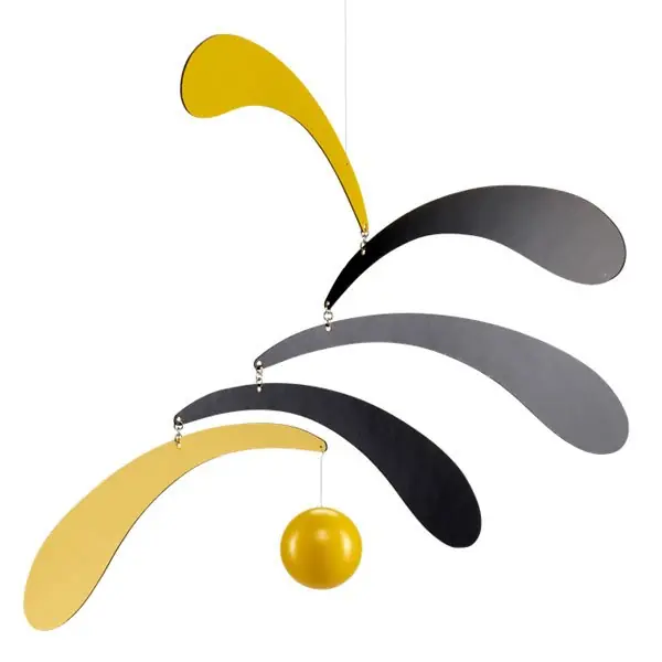 Flensted Mobiles Mobile Flowing Rhythm Gelb Günstig