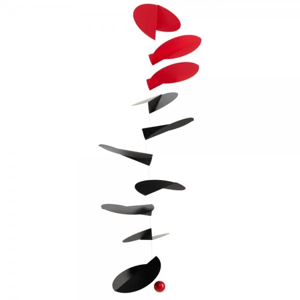 Preis Gesenkt Flensted Mobiles Mobile Turning Leaves Black & Red