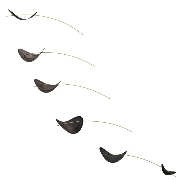Flensted Mobiles Mobile Drifting Clouds Schwarz Top-Angebot