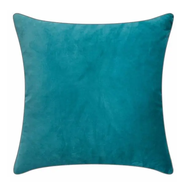 PAD Kissenhülle Samt Elegance Aqua Blau (40x40cm) Neu