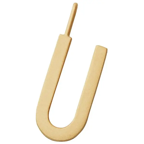 Design Letters Anhänger U Gold (16mm) Finale Aktion
