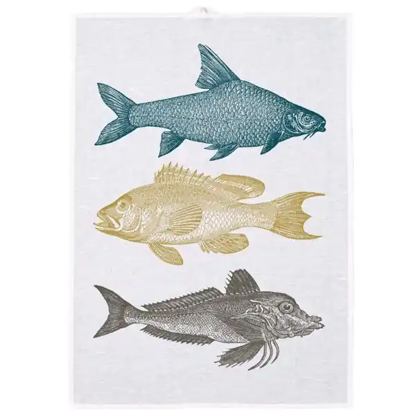 Frohstoff Geschirrtuch Fischtrio Multi Billig