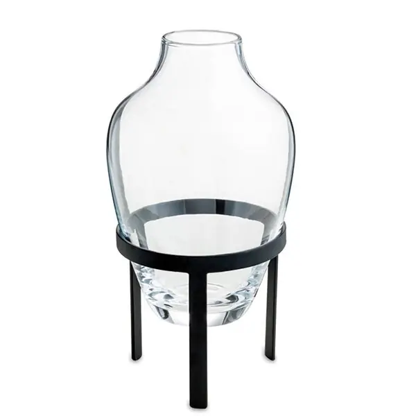 Nordstjerne Vase Ladina Schwarz (Klein) Top-Angebot