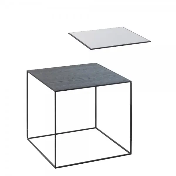 Begrenztes Angebot Audo Tischplatte für Twin 35 Esche Schwarz/Grau