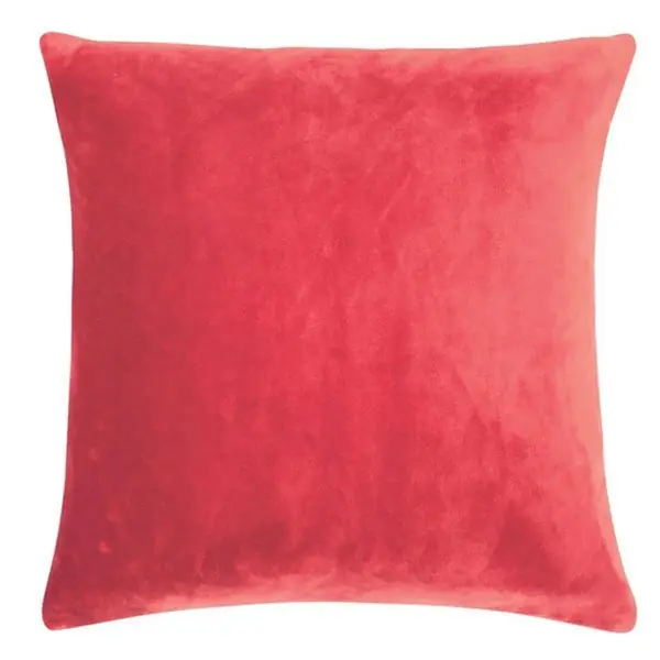 Expressversand Pad Kissenhülle Samt Smooth Rot (50x50cm)