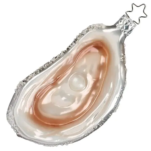 Kracherpreis INGE-GLAS Christbaumschmuck Bon Appétit Auster (8,5cm)