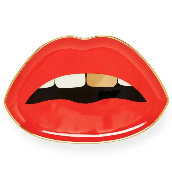 Jonathan Adler Ablageschale Lips Trinket Tray Top-Seller