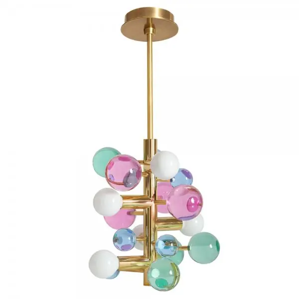 Top-Qualität Jonathan Adler Deckenlampe Chandelier Globo 5 Light Multicolor