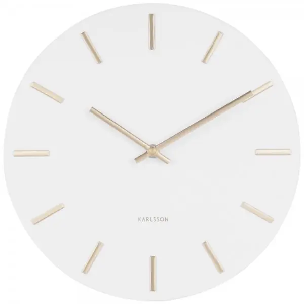 Karlsson Wanduhr Charm Weiß (30cm) Beliebt