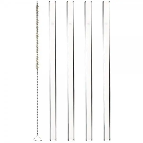 Mengenrabatt Leonardo Glastrinkhalme Ciao (20cm)(5-teilig)