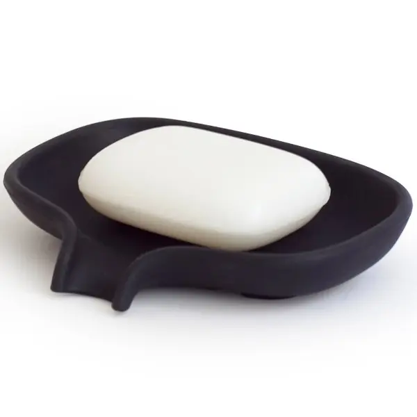 Bosign Seifenablage mit Ablauf Soap Saver Black Exklusiv