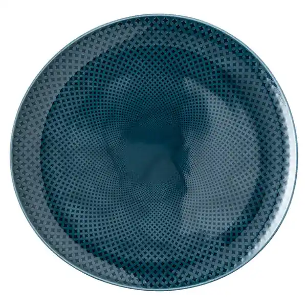 Top-Qualität Rosenthal Teller Junto Muster Ocean Blue (27cm)