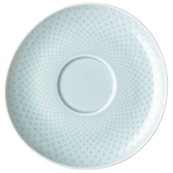 Handgefertigt Rosenthal Untertasse Café au Lait Junto Opal Green