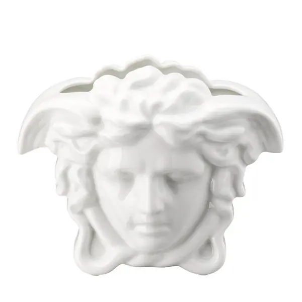 Ab Werk Versace by Rosenthal Vase Medusa Grande Weiß (15cm)