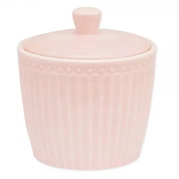 Meistverkauft Greengate Zuckerdose mit Deckel Pale Pink