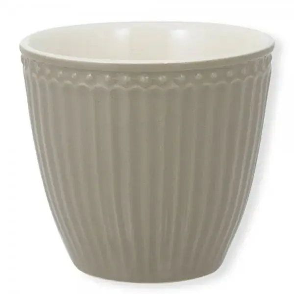 Geprüft Greengate Latte Cup Tasse Alice Warm Grey (300ml)
