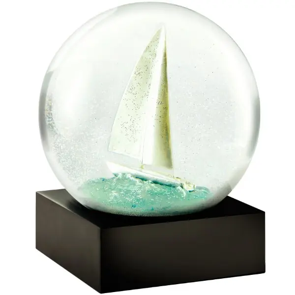 Aktuell Cool Snow Globes Schneekugel Sailboat