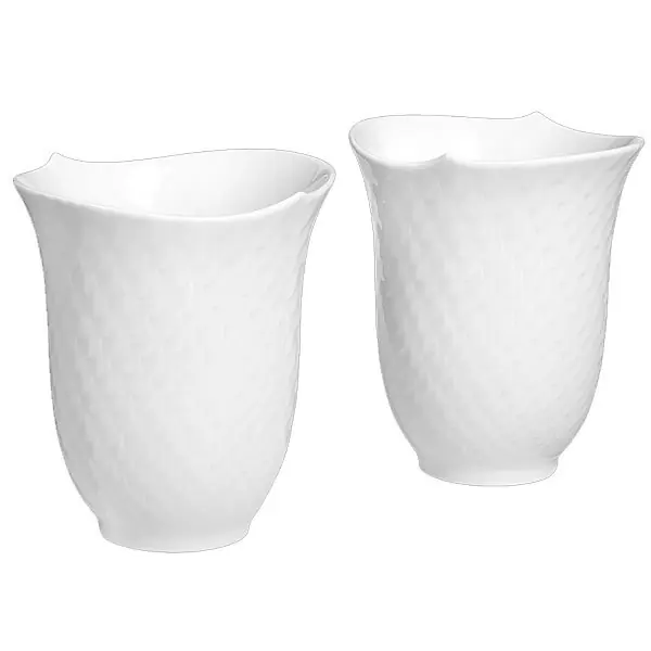 Kostenloser Rückversand Meissen Becher-Set Wellenspiel Relief (2-teilig)
