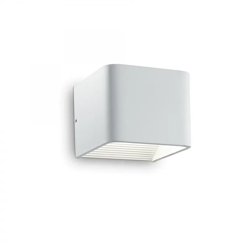 Ideal Lux 051444 LED Wandleuchte 1x6W Click - Aluminium Weltweiter Versand