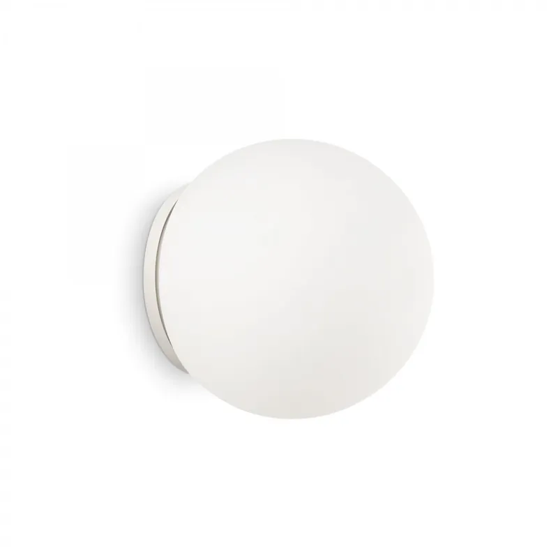Versand Am Gleichen Tag Ideal Lux 059815 Wandleuchte 1x60W Bianco Mapa | E27 - weiß