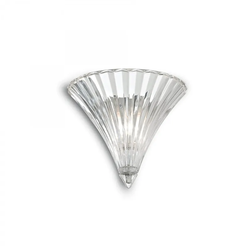 Rabatt Ideal Lux 013060 Wandleuchte 1x40W Santa Small transparente | E14