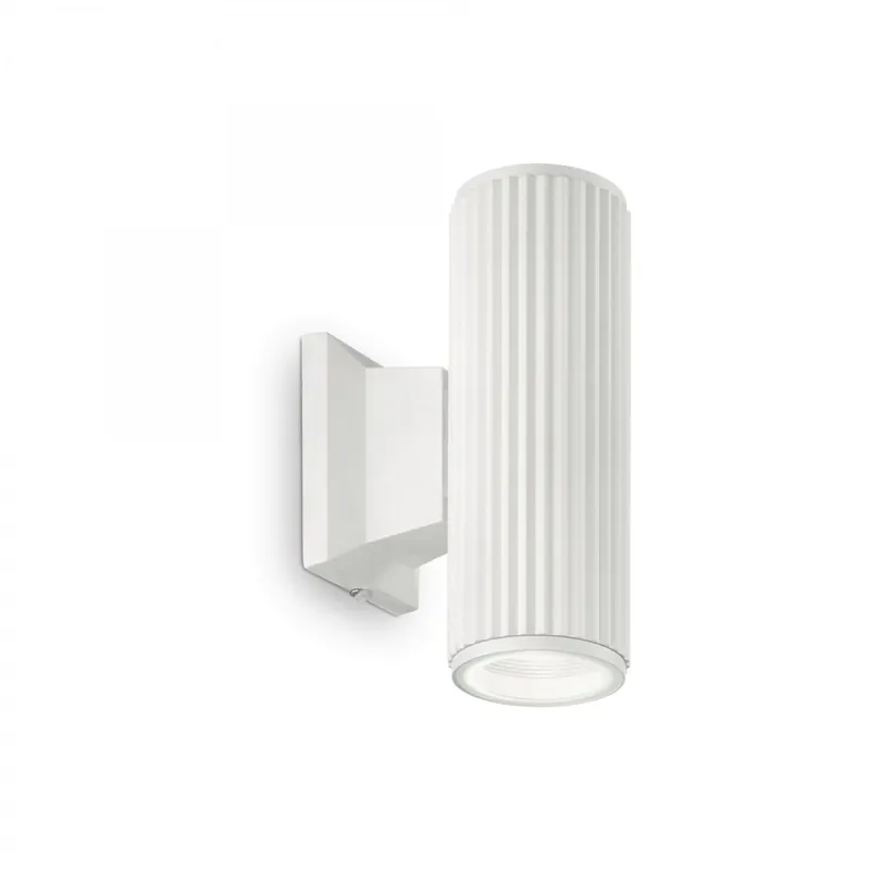Direkt Vom Hersteller Ideal Lux 129457 Außenwandleuchte Base 2x28W| GU10 | IP44 - weiß