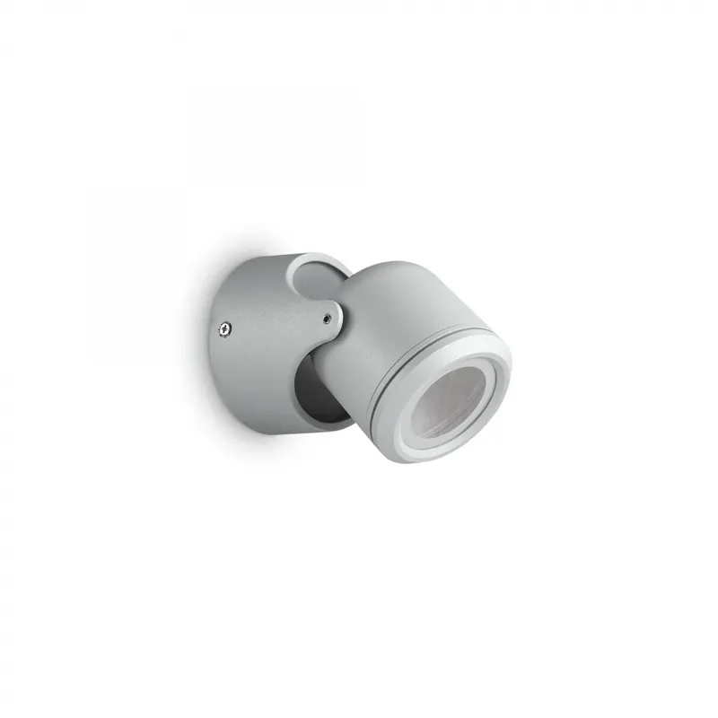 Ideal Lux 129471 Außenwandleuchte Xennon 1x28W | GU10 | IP44 - grau Jetzt Bestellen