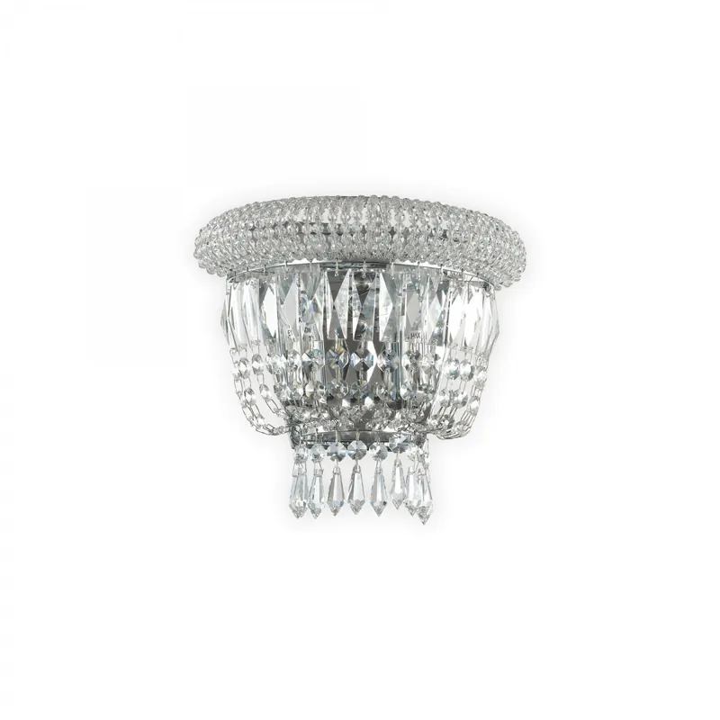 Ideal Lux 207155 Wandleuchte Dubai 2x40W|E14 Handgefertigt