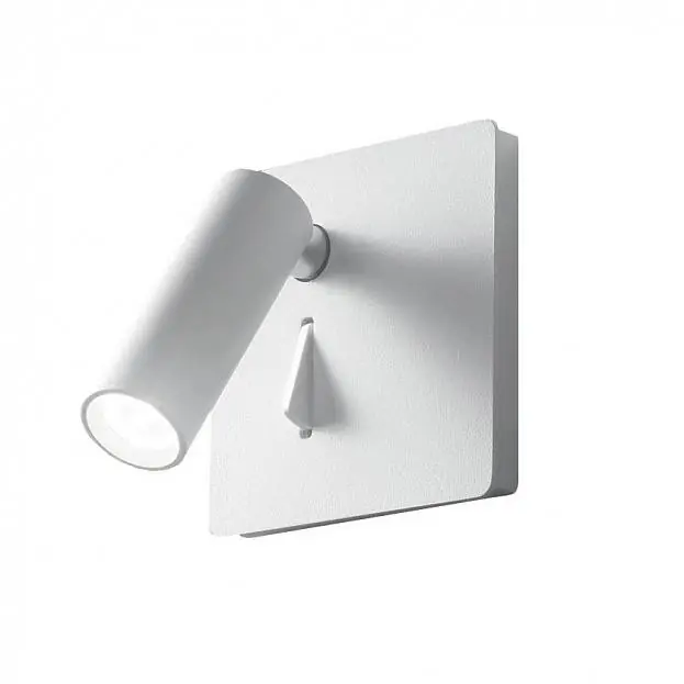 Ideal Lux 250106 LED Wandleuchte mit Schalter Lite 1x3W | 3000K - weiß Top-Qualität