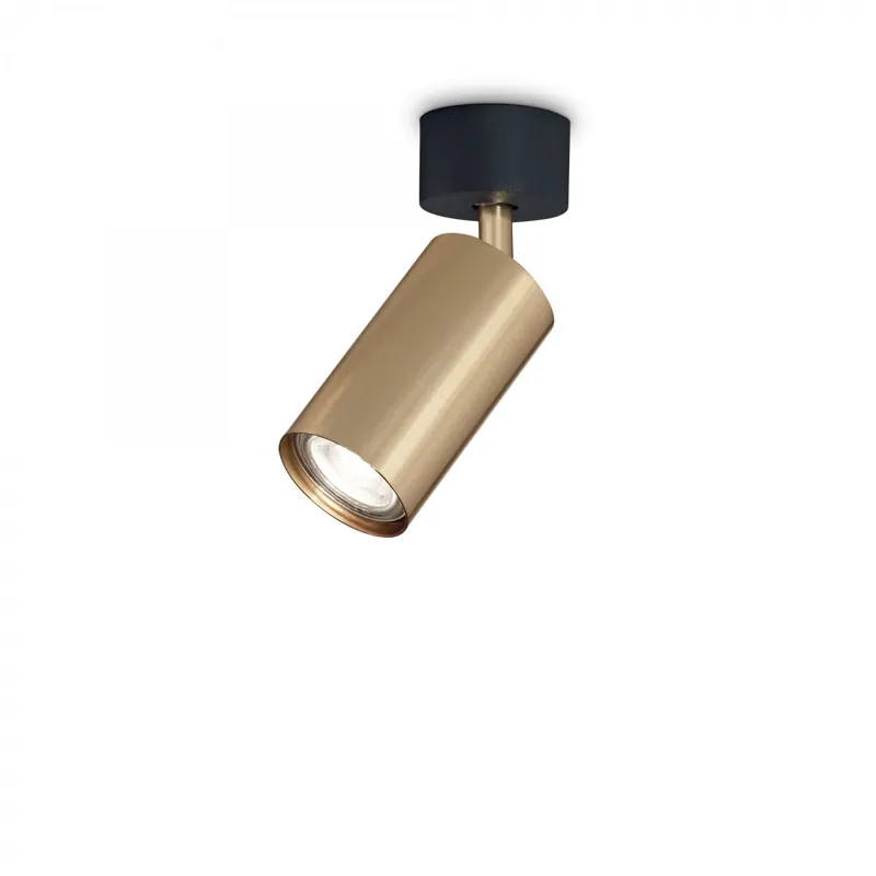 Sichere Zahlung Ideal Lux 244662 Decken- und Wandleuchte Spotleuchte Dynamite 1x28W | GU10 - Messing, matt