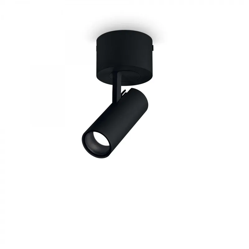 Zertifiziert Ideal Lux 268101 LED- Stehleuchte Play 1x7w | 520lm | 3000k - schwarz