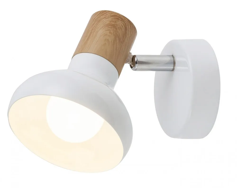 RABALUX 5943 Holly spot E14 1x40W weiß/buk Preisknaller