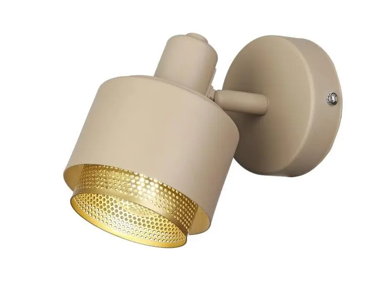 Rabalux 3547 Fedora Wandleuchte 1x40w | E14 - hellbraun, golden Preisreduziert