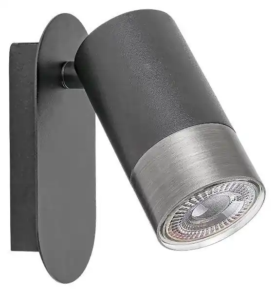 Neu Im Sortiment Rabalux 5069 Wandleuchte Zircon 1x5w | Gu10 - schwarz, Silber