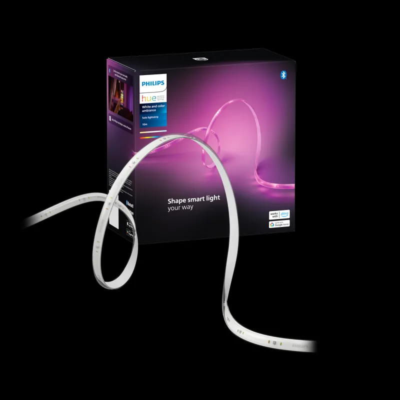 Zertifiziert Philips Hue 8720169326750 LED LED-Streifen Solo Lightstrips LED 10m 20W/1700lm 2000-6500K+RGB