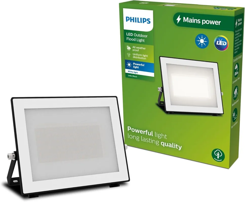 Philips 8720169365148 LED Strahler Lois| 50W integrierte LED-Quelle | 5400lm | 3000K Begrenztes Angebot