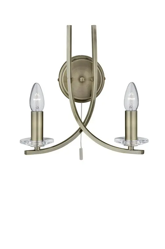Searchlight 4162-2AB Ascona Wandleuchte 2xE14 Letzte Chance