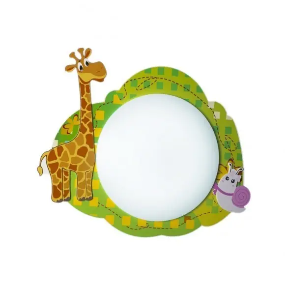 PREZENT 28025 Giraffe Wandleuchte 3xE14 Handgefertigt